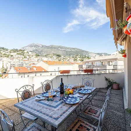 Victoria Bergamote Attic With Terrace And Sea View - Happy Apartman Menton